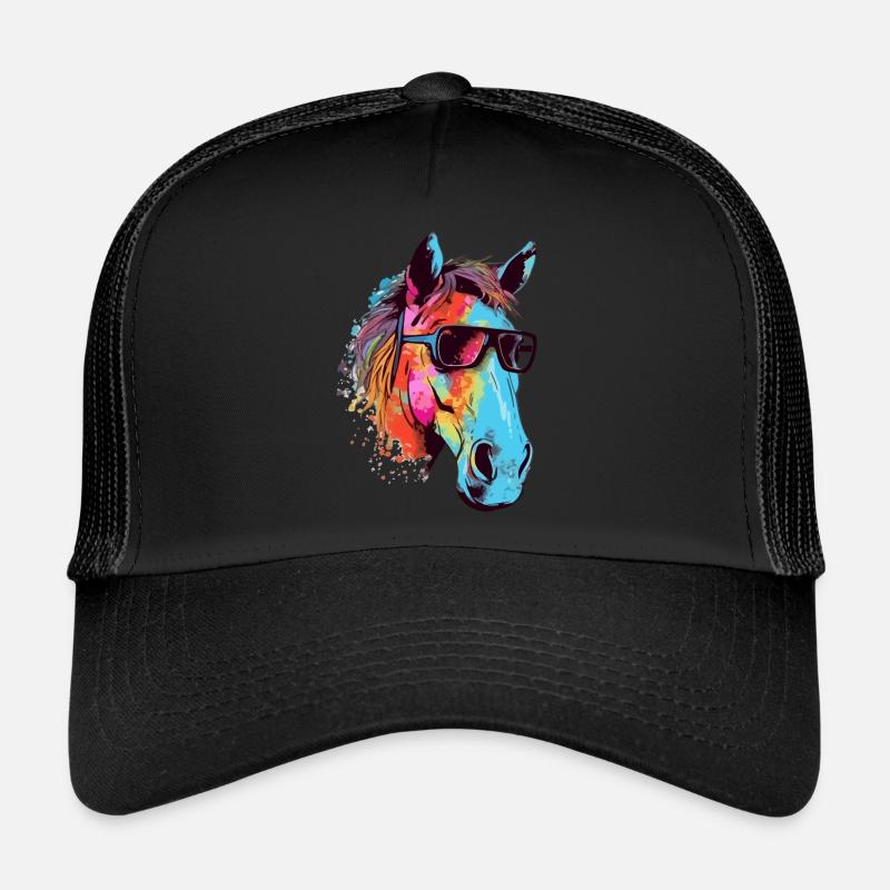 Rene the horse Trucker Cap