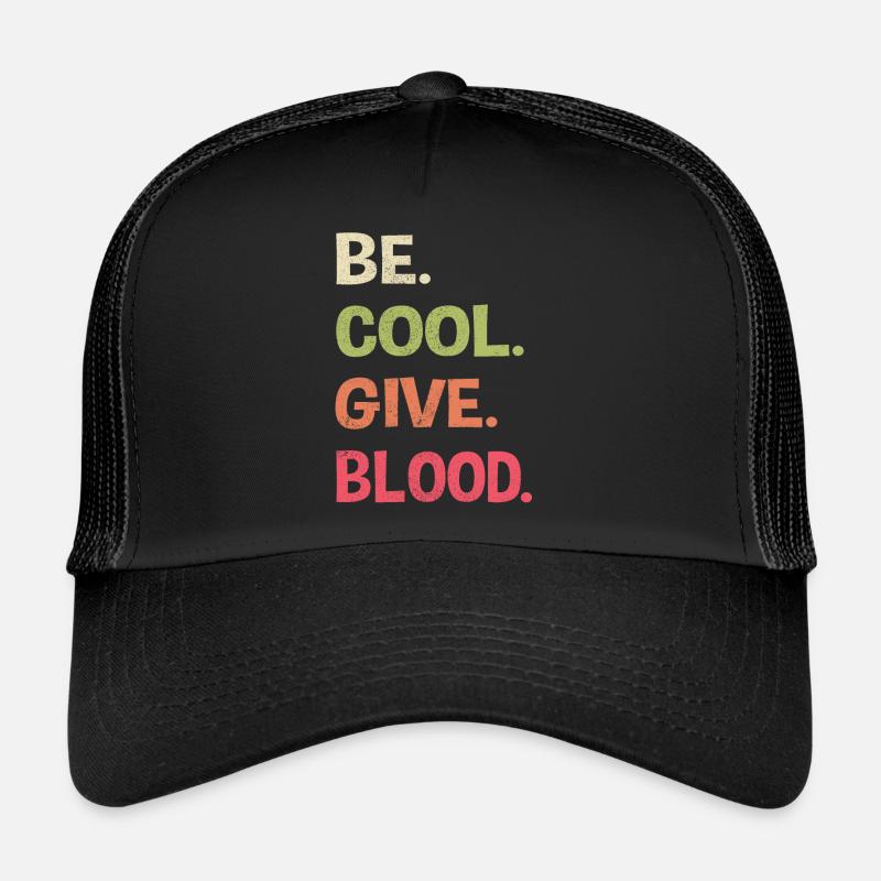 Sois cool, donne du sang! Millésime Casquette trucker 
