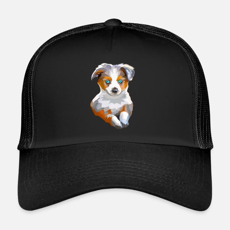Australian Shepherd Welpe Trucker Cap