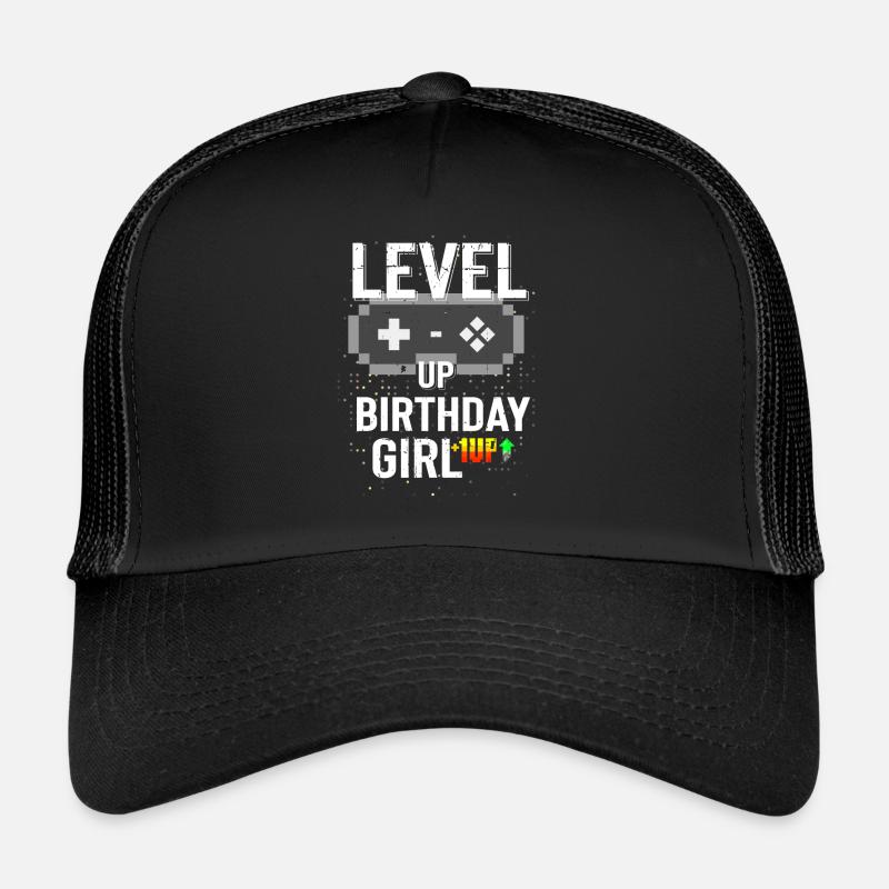 Geburtstagsgeschenk für ein Gamer-Mädchen, Level Up Trucker Cap