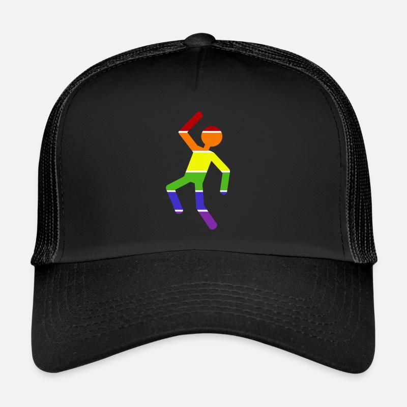 Multicolored man Trucker Cap