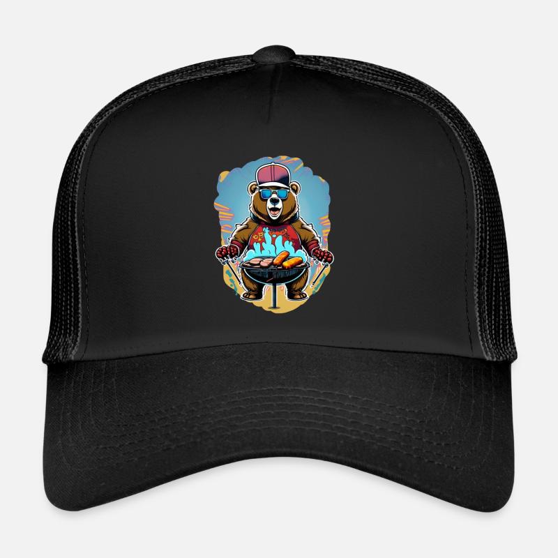 IMG 1610 - Trucker Cap - Schwarz/Schwarz