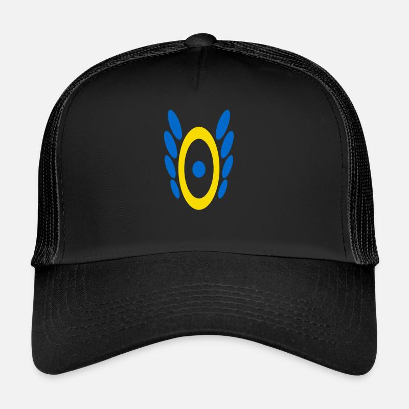 Pattern N°6 - Trucker Cap - black/black