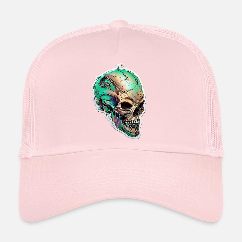 Außerirdischer Schädel Trucker Cap