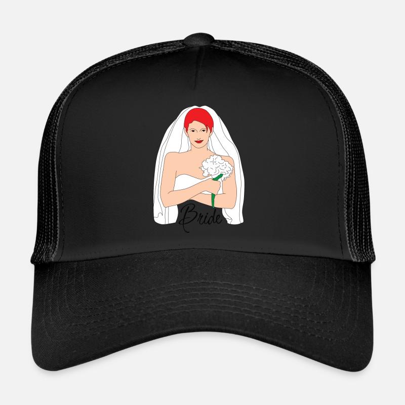 bride red 1 Trucker Cap