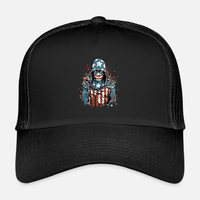Anonyme Américain Casquette trucker 