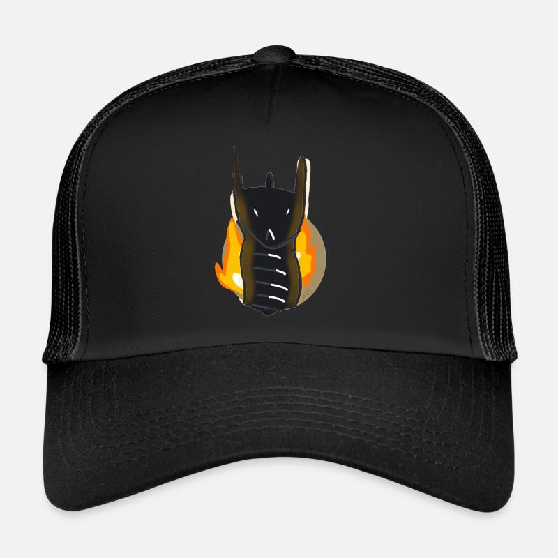 DragonFire - Casquette trucker  - noir/noir