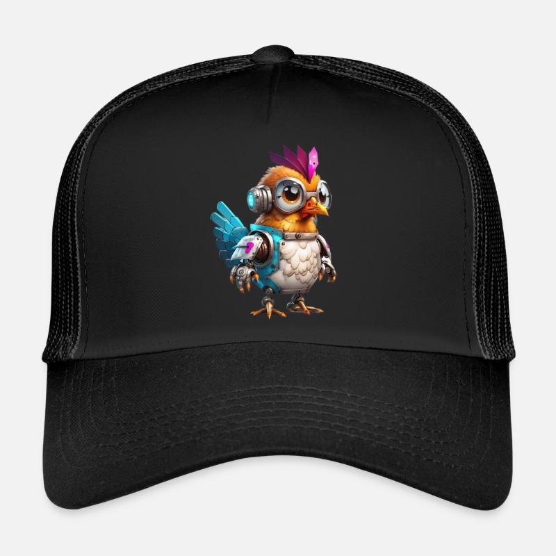 Robo chicken Trucker Cap