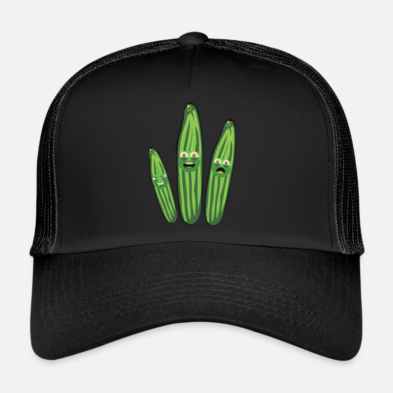 Concombre capricieux, concombres, bande dessinée, concombre Casquette trucker 