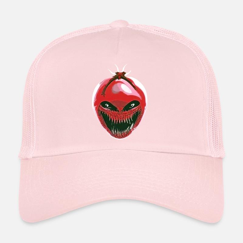 Tomate Xénomorphe rouge Casquette trucker 