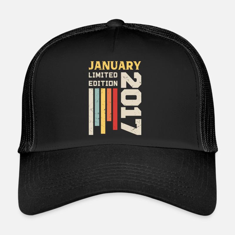 Janvier 2017 - Cadeau anniversaire Janvier 2017 Casquette trucker 