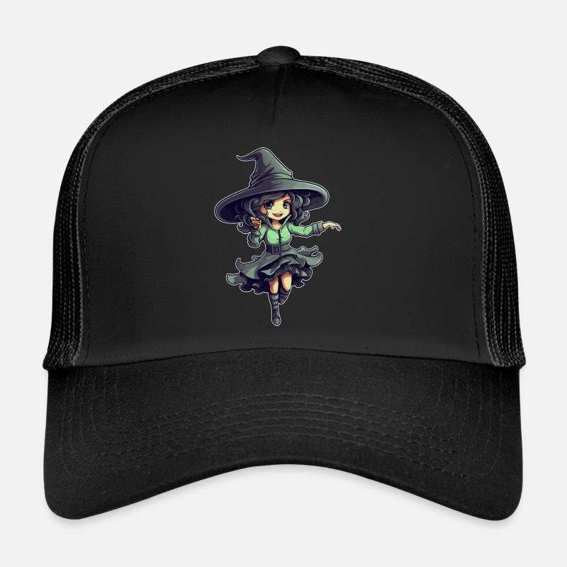 Halloween Design süße Hexe Trucker Cap