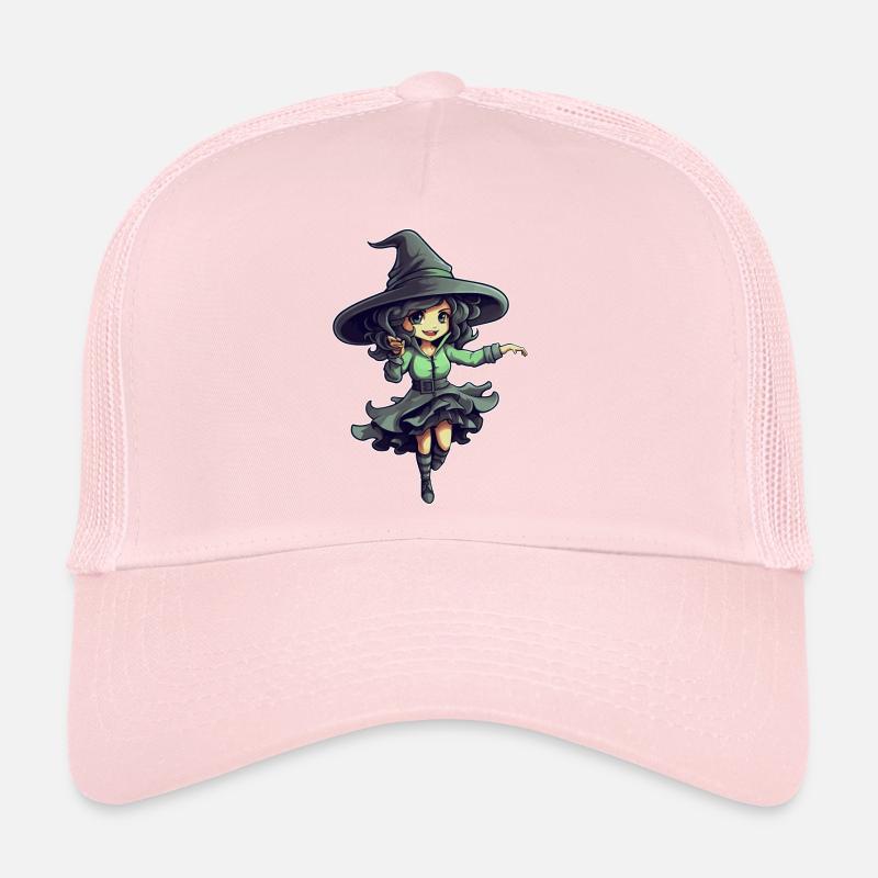 Halloween design cute witch Trucker Cap