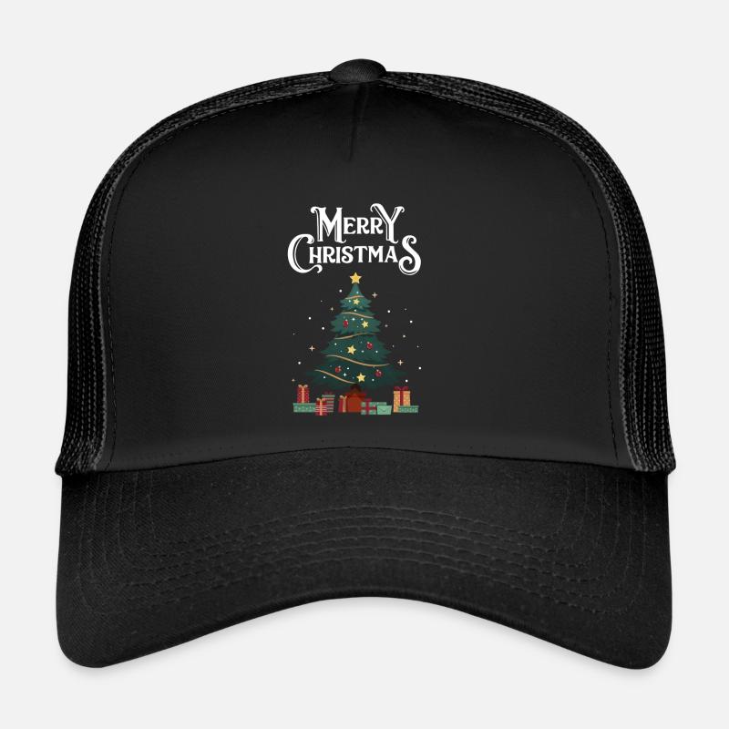 Merry Christmas Trucker Cap