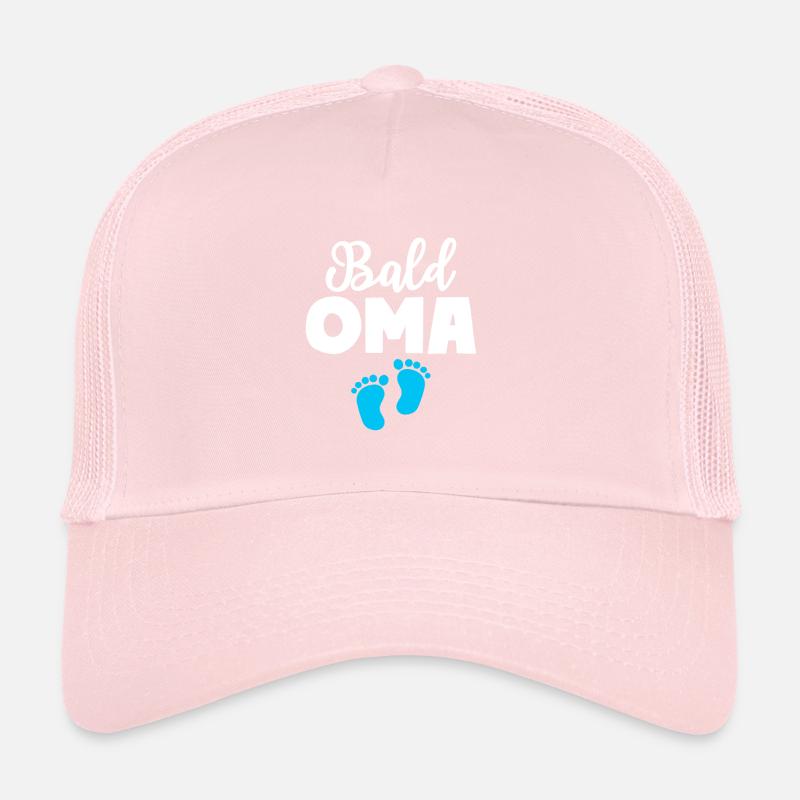 Bald Oma Junge Baby Großmutter Trucker Cap