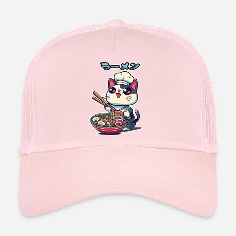 Fun Ramen Cat Trucker Cap