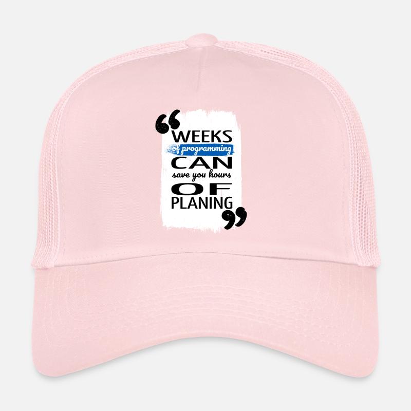Fun Fathersday Computer Language Awesome Computers Trucker Cap