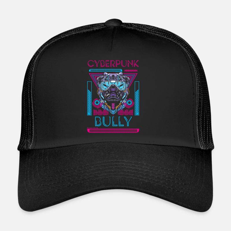 Cyborg Android Néon Casquette trucker 
