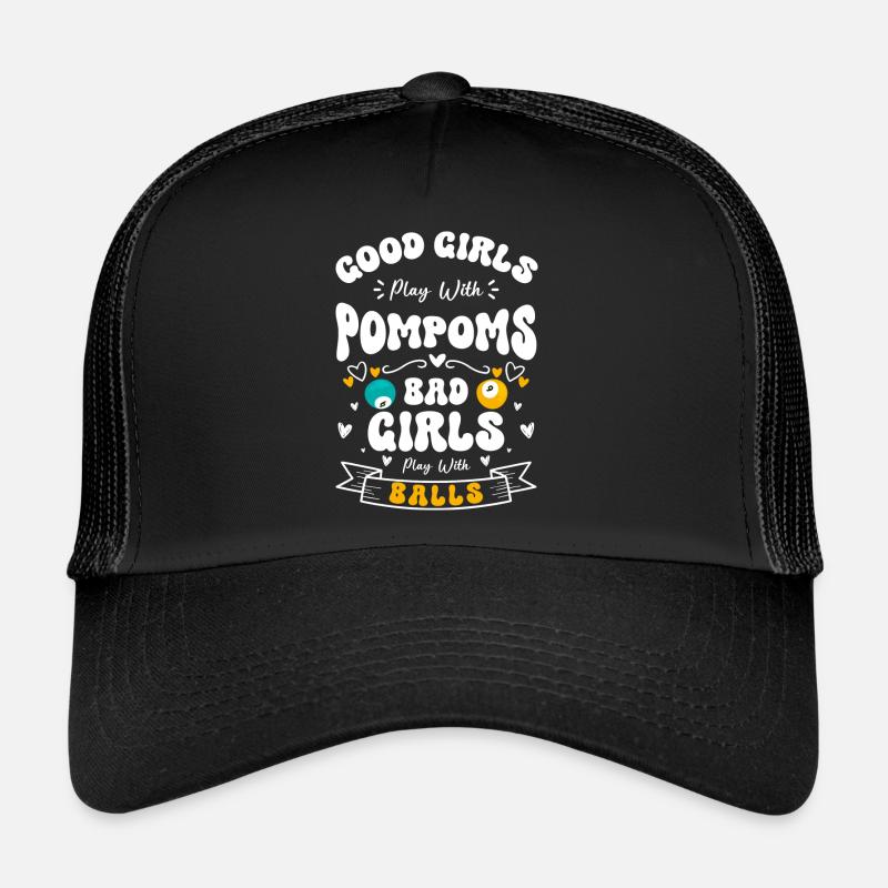 Billard Training Queue Kugel Trucker Cap