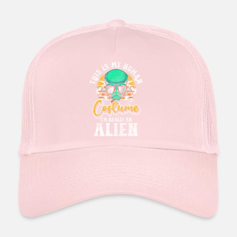 Ufo Erdling Astronaut Trucker Cap