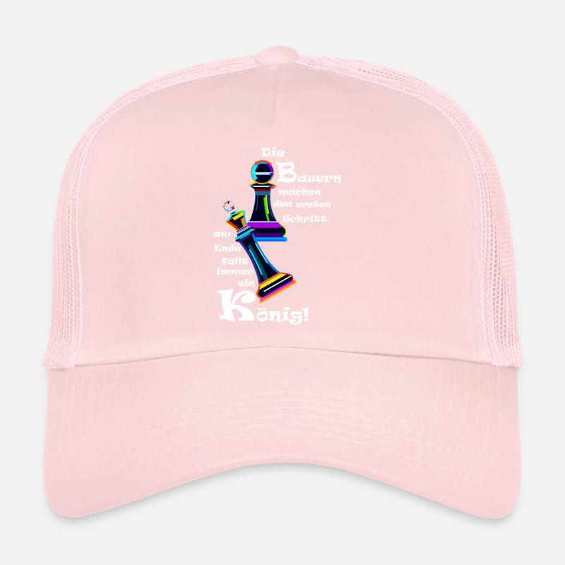 Chess Pawn King Trucker Cap