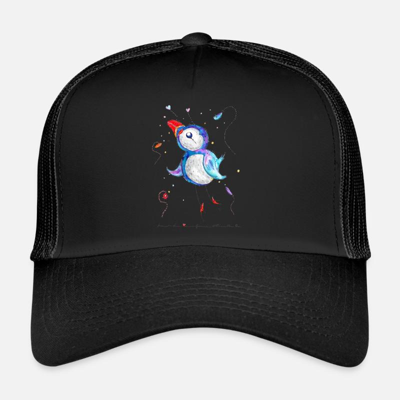 Macareux de bonne humeur Casquette trucker 