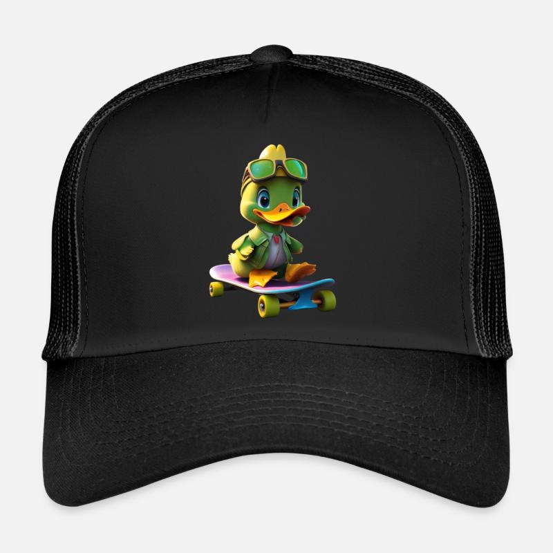 Skating Duck 2 Trucker Cap