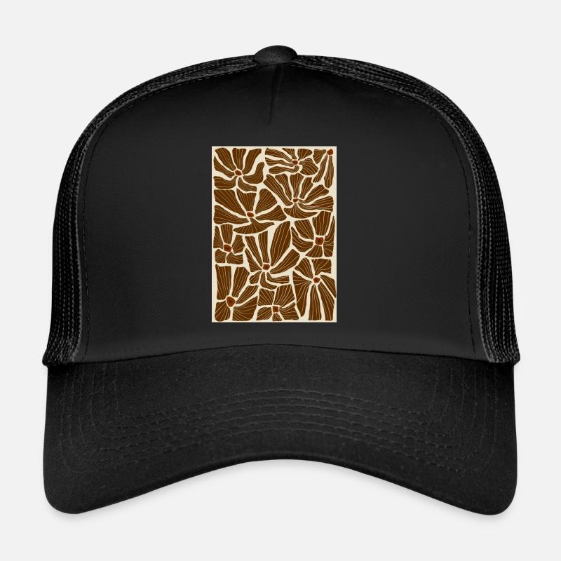 Motif de fleurs Casquette trucker 
