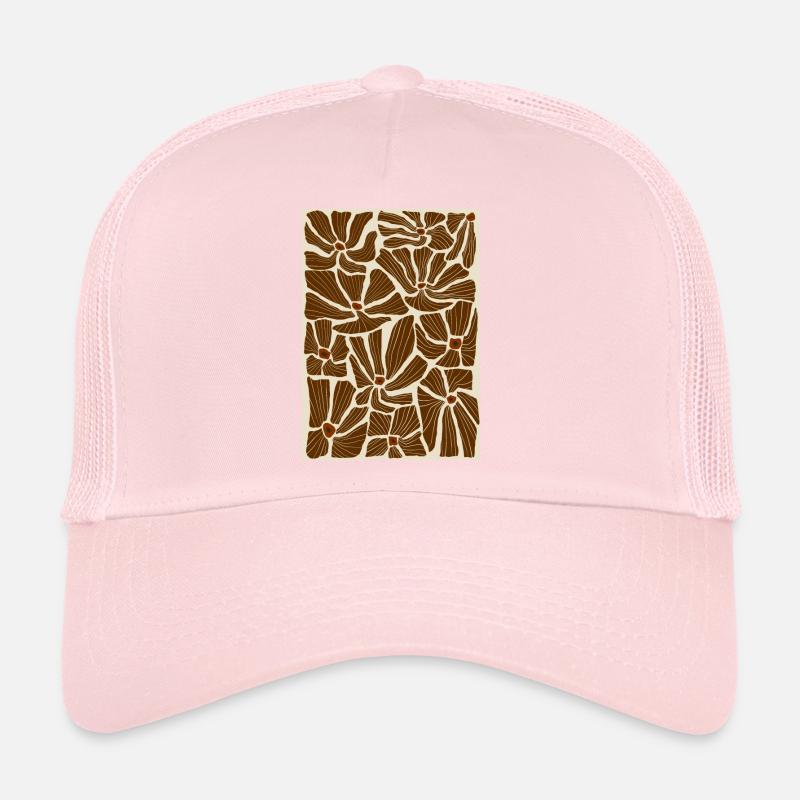 Motif de fleurs Casquette trucker 