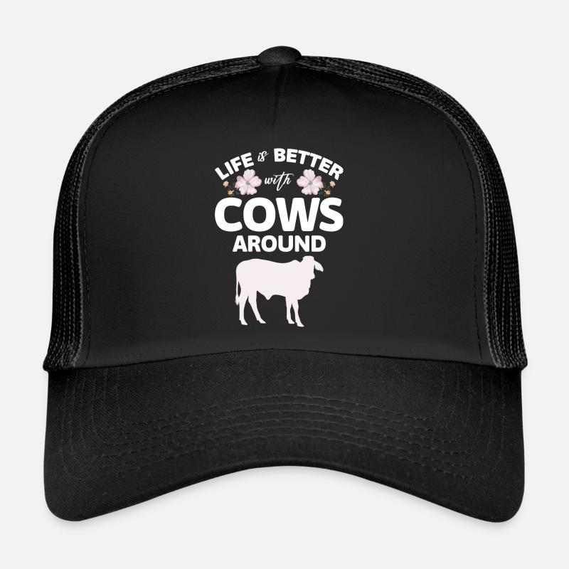 Kuh Bauer Rinder Natur Trucker Cap