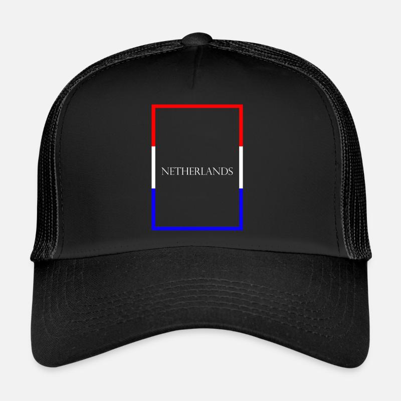 Netherlands - Statement lettering with flag Trucker Cap