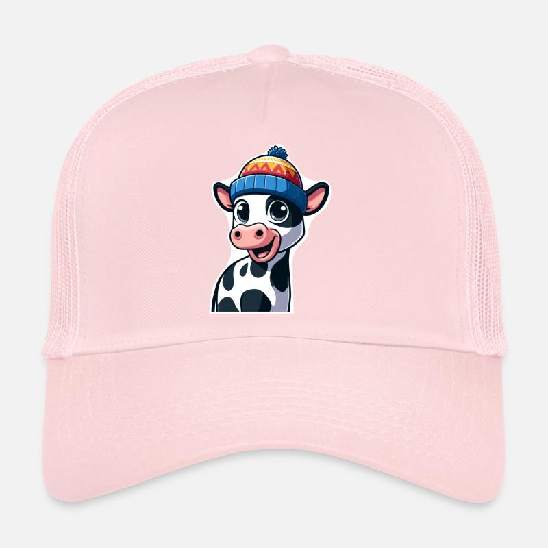 Kälbchen mit Mütze Trucker Cap