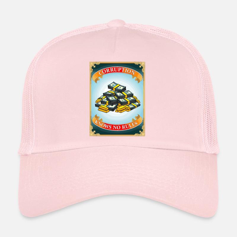 La corruption ne connaît pas de règles Casquette trucker 