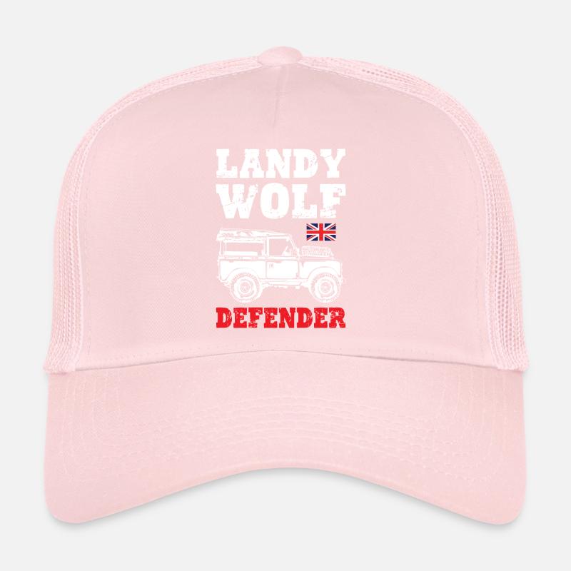 Landy Wolf Defender Trucker Cap