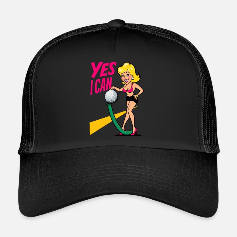 Balle de golf et tuyau d’arrosage Casquette trucker 