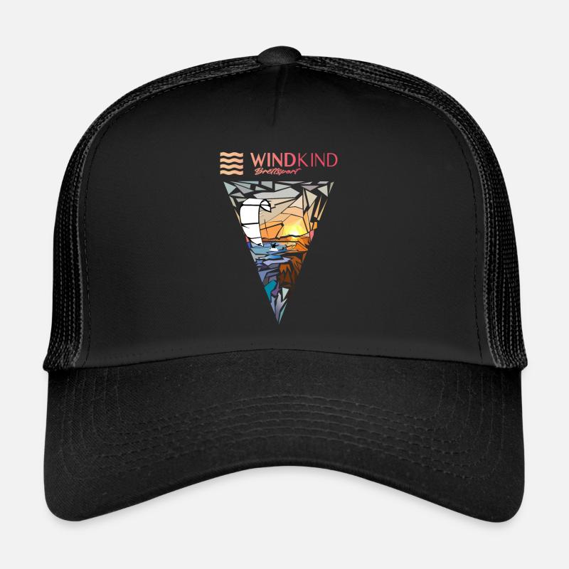 Kitesurfers - Trucker Cap - black/black