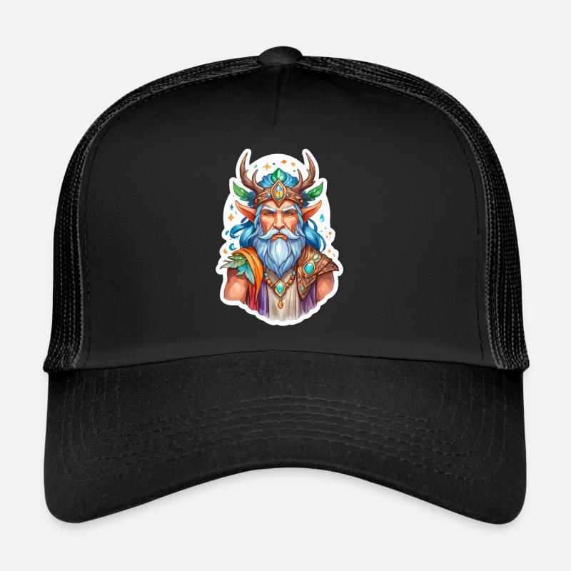 Druide Wasserfarben Trucker Cap