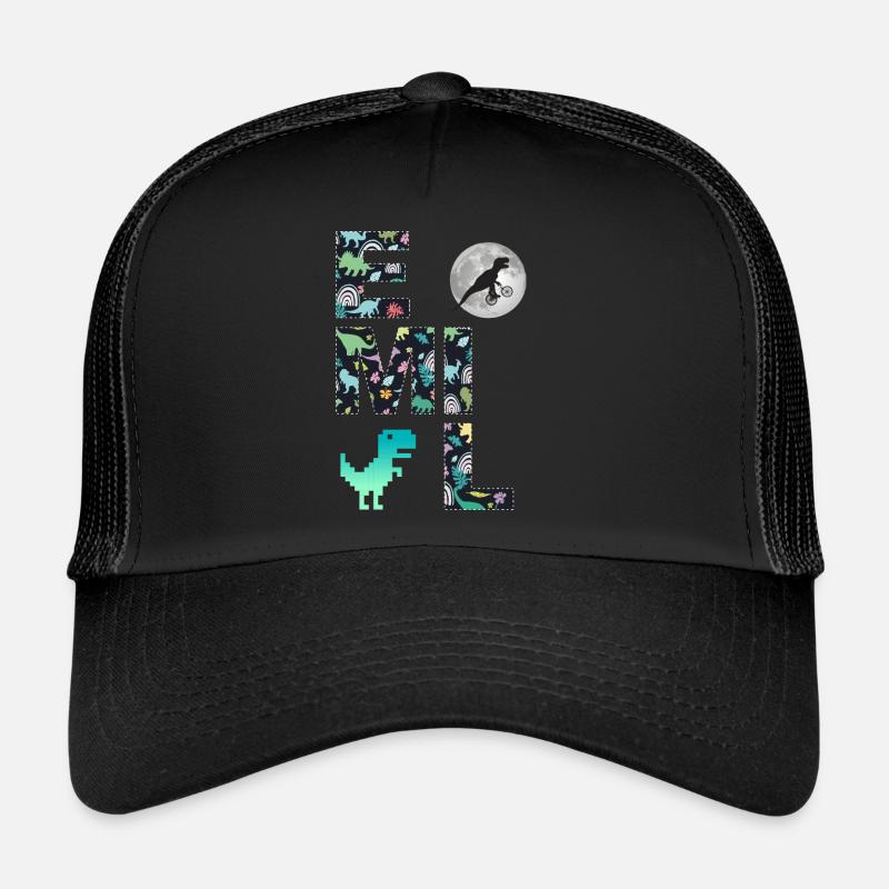 EMIL - Beau prénom de garçon avec dinosaure Casquette trucker 