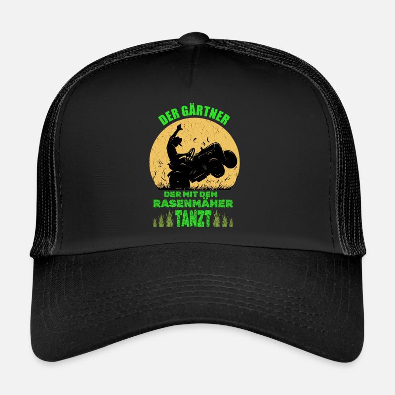 Der Gärtner - Trucker Cap - Schwarz/Schwarz