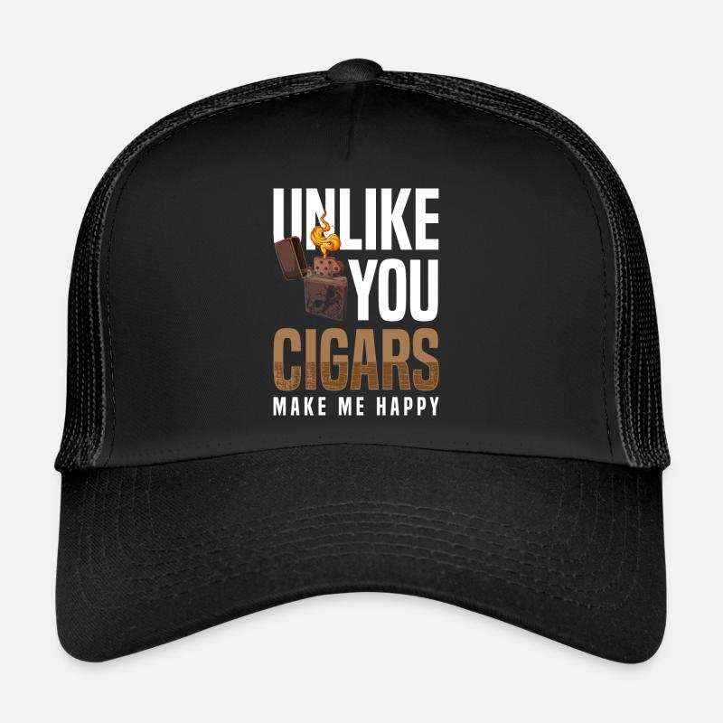 Fumeurs Fumée de tabac Casquette trucker 