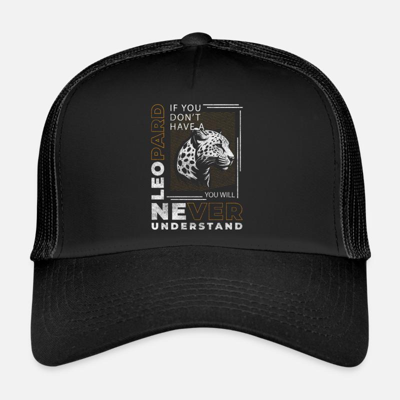 Leopard Animal Animal Welfare Earth Trucker Cap
