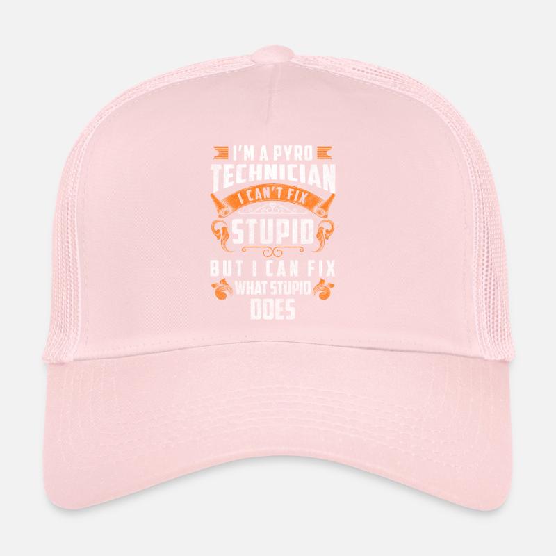Technik Party Feuer Profi Trucker Cap