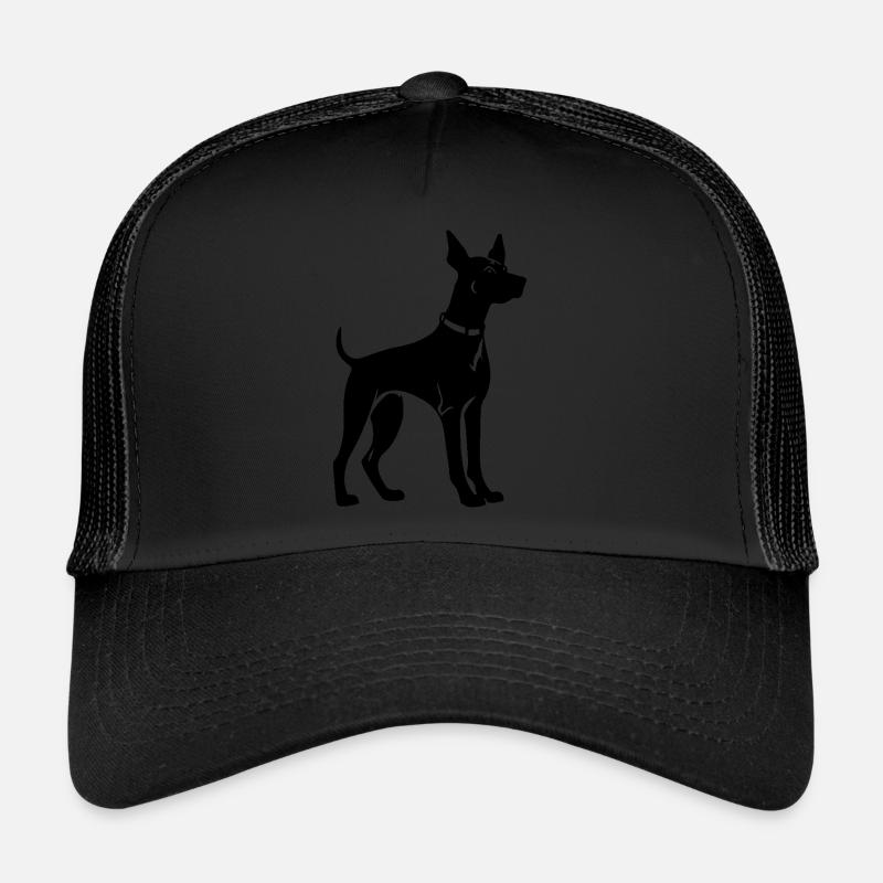 Chien Doberman Casquette trucker 