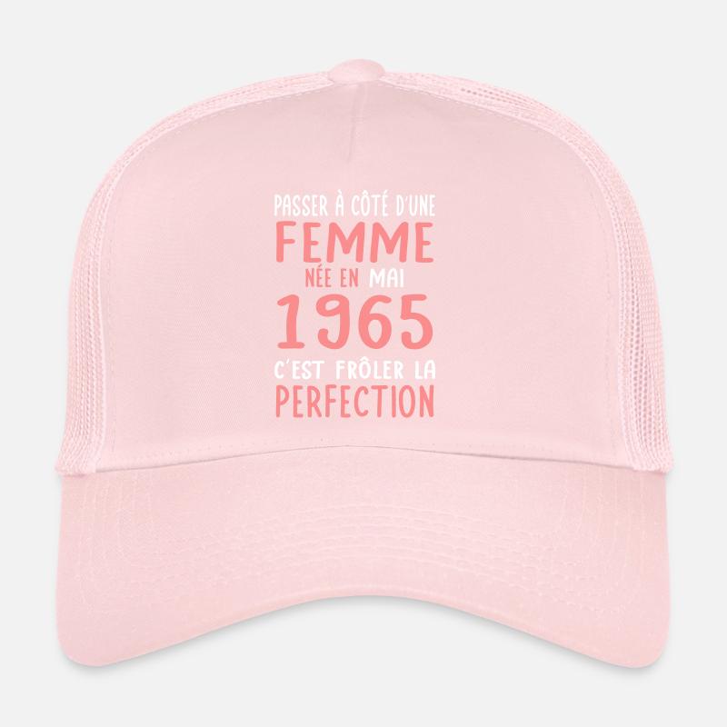 Anniversaire 60 ans - Née en Mai 1965 Casquette trucker 