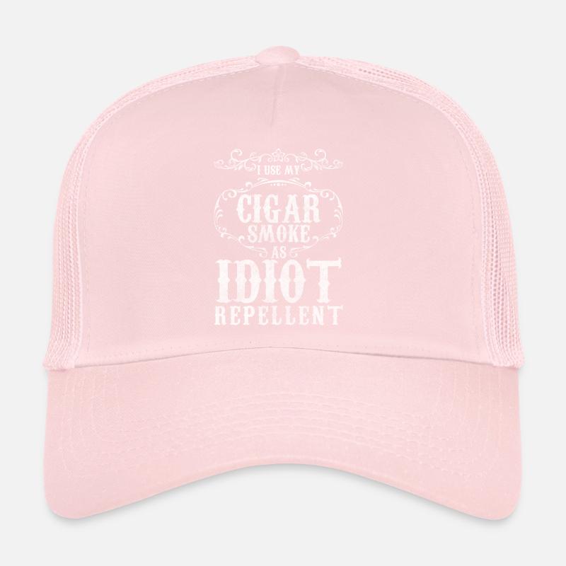 Fumer cigare Soirée des hommes Cuba plaisir Casquette trucker 