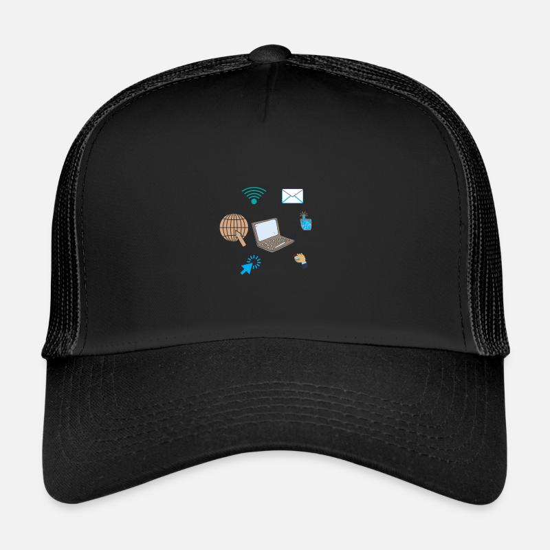 VERBUNDENER COMPUTER Trucker Cap