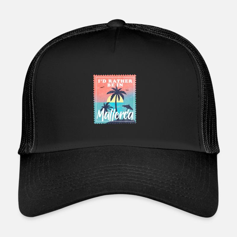 I'd Rather Be in Mallorca Trucker Cap