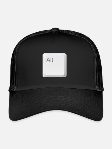 11 o keyboard alt key - Trucker Cap - black/black - Front
