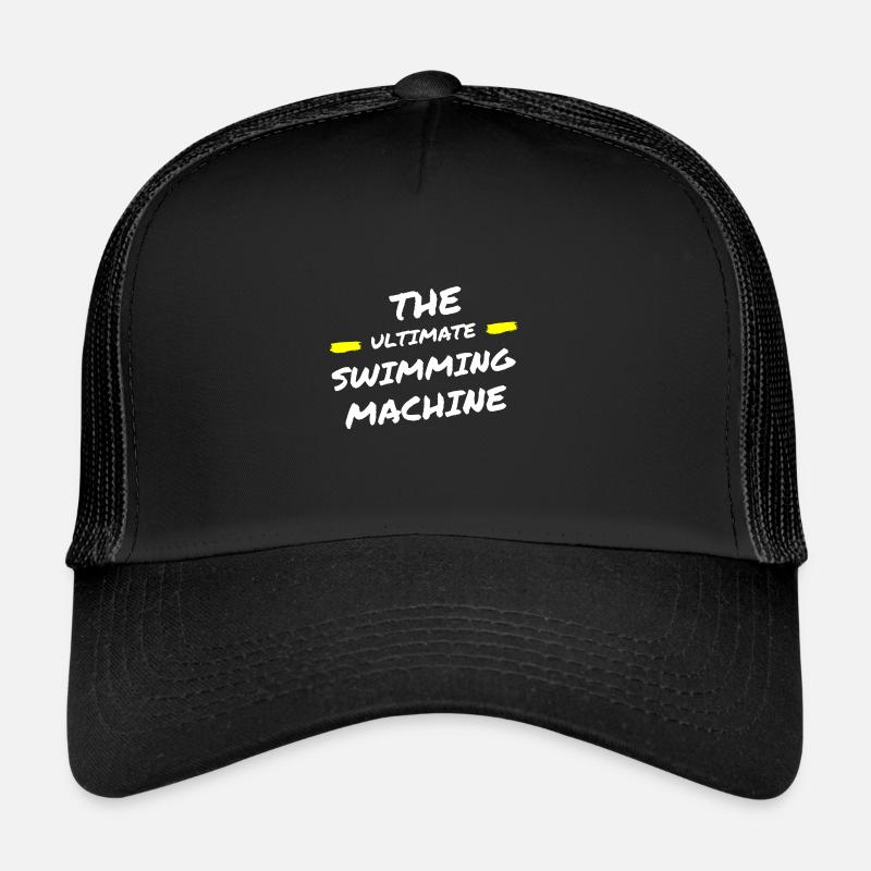The ultimate swimming machine - Trucker Cap - black/black