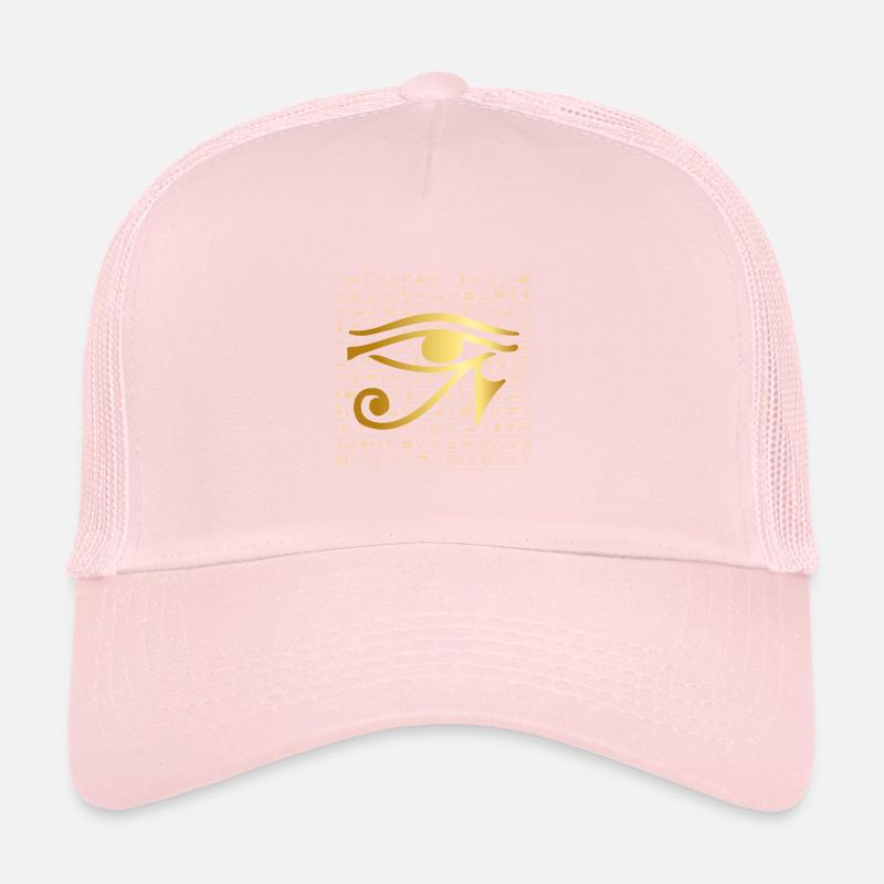 Hieroglyphics Egypt Eye Gift Trucker Cap